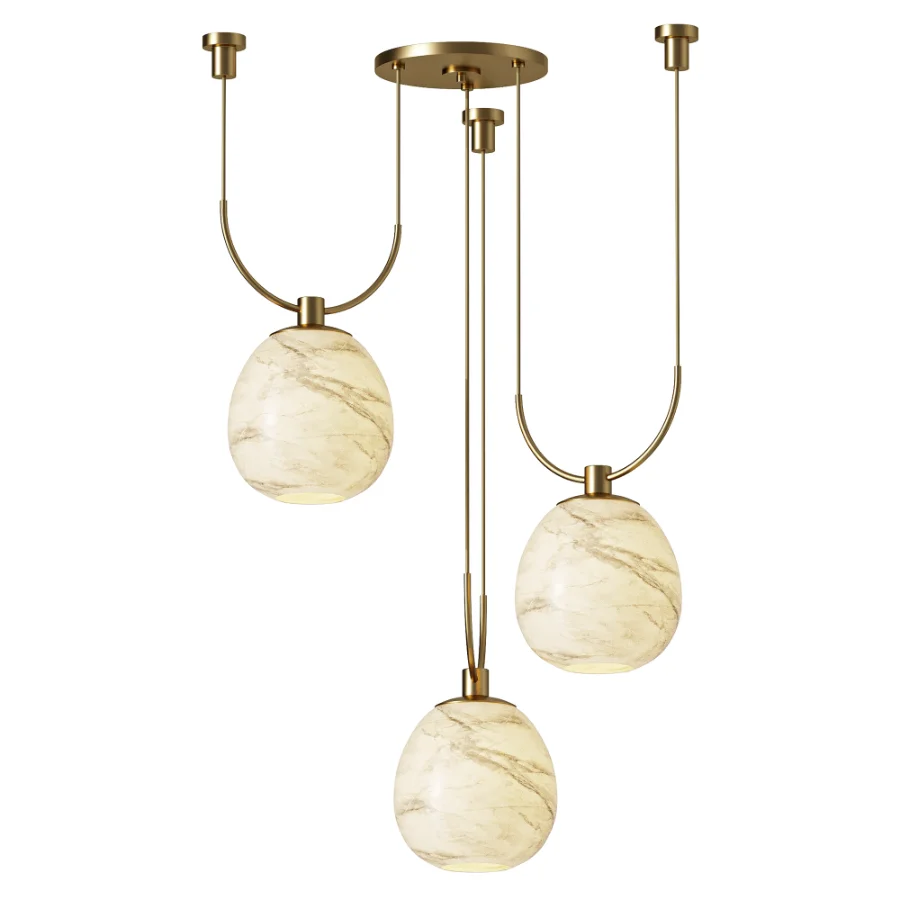 Orly 3 Light Swag Chandelier - Image 1