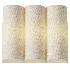 Folia scalloped natural linen wall light - Thumbnail 1