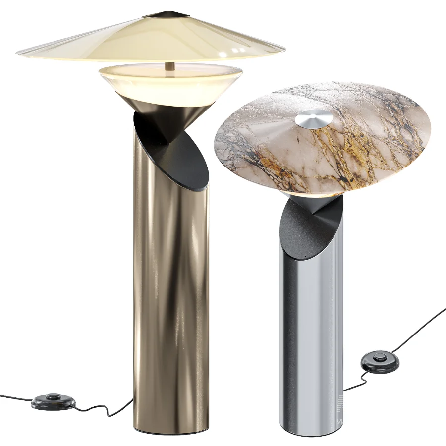 Bamboo Hat Table Lamp - Image 2