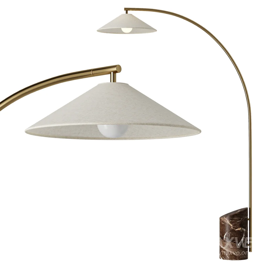 West Elm Kern Marble Floor Lamp - Image 1