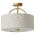 Ralston Linen Semi Flush Mount - Thumbnail 2