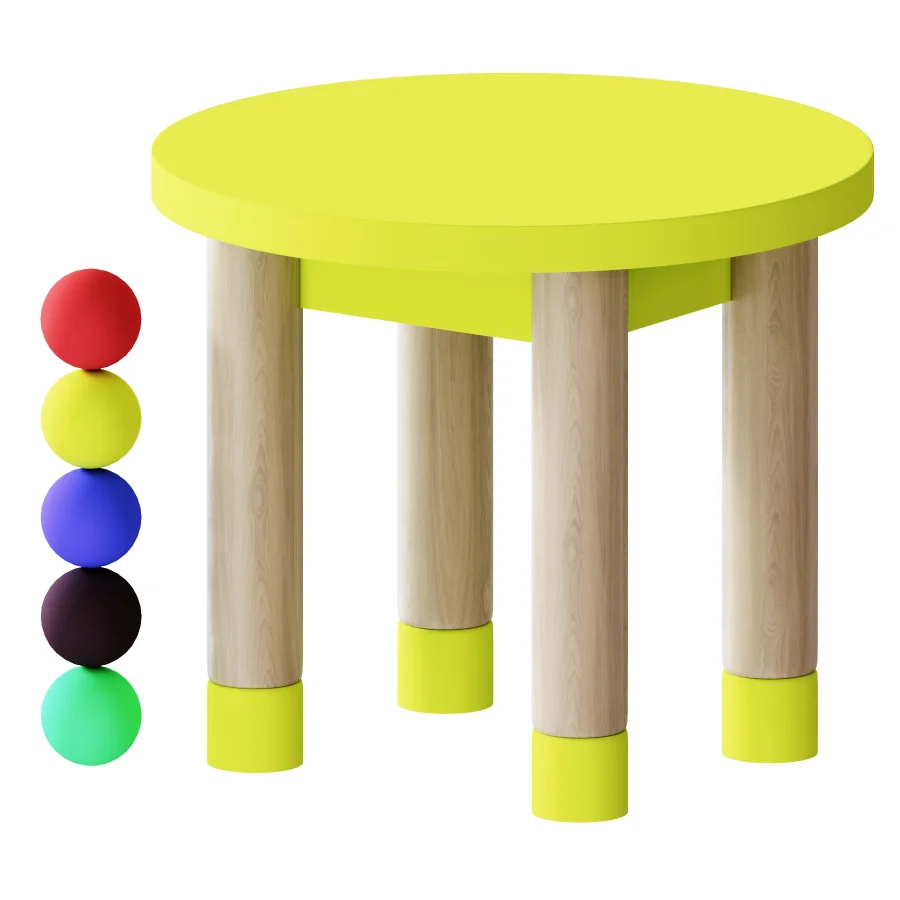 Childrens chair Plumpi White Wooden - Image 4