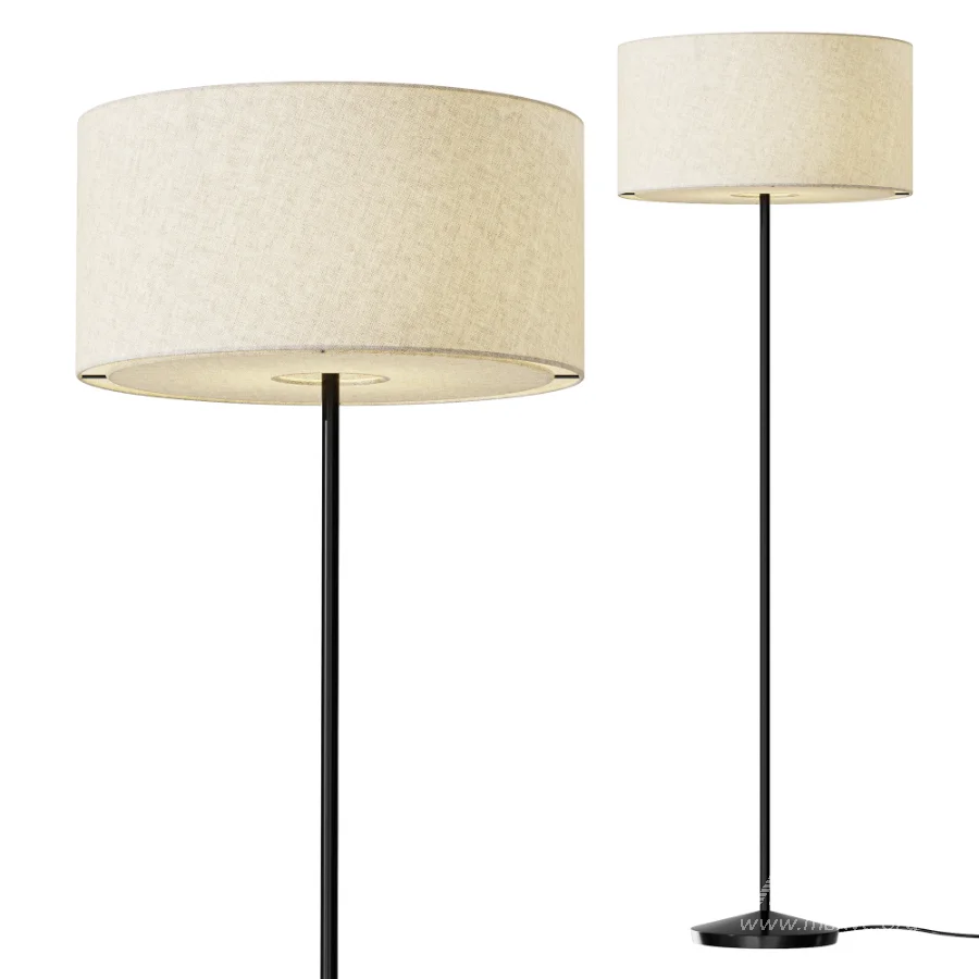 Zara Home Wooden Body Floor Lamp - Image 1