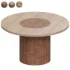 Round Welcome Dining Table in Caramel - Thumbnail 4