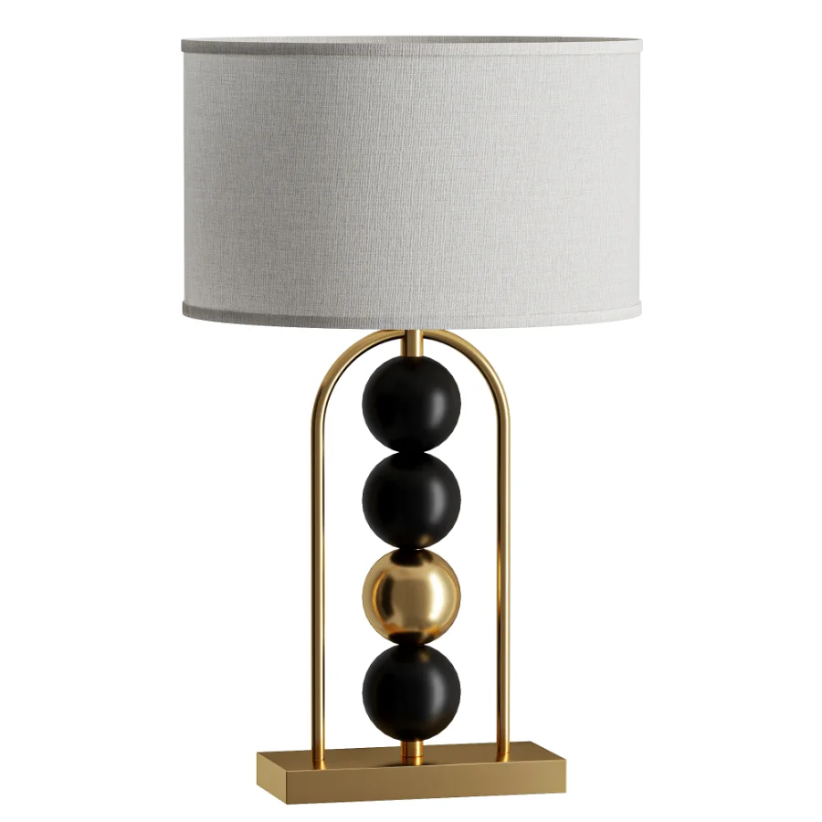 Vinner Aureo Black Gold Table Lamp - Image 2