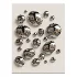 Chrome Bubble Wall Decor - Thumbnail 2