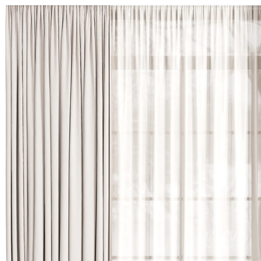 Silk and Cotton Curtain Set 107 - Image 3