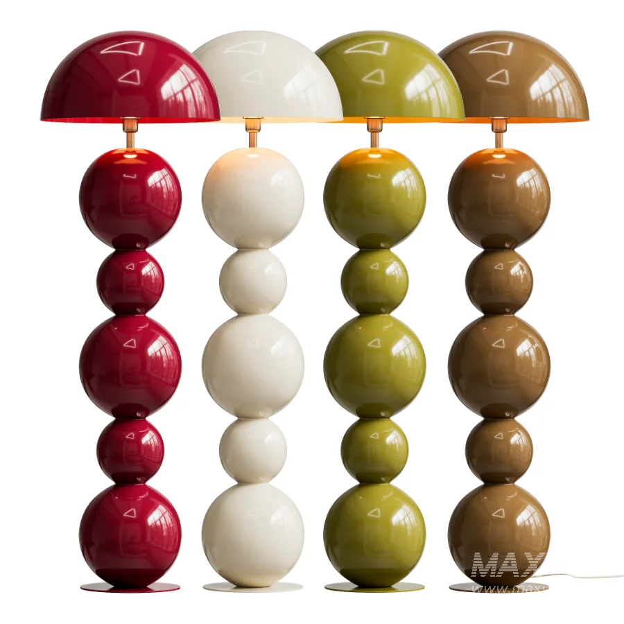 Bonbons Designer Floor Lamp Brown by Artefactoru - Image 2