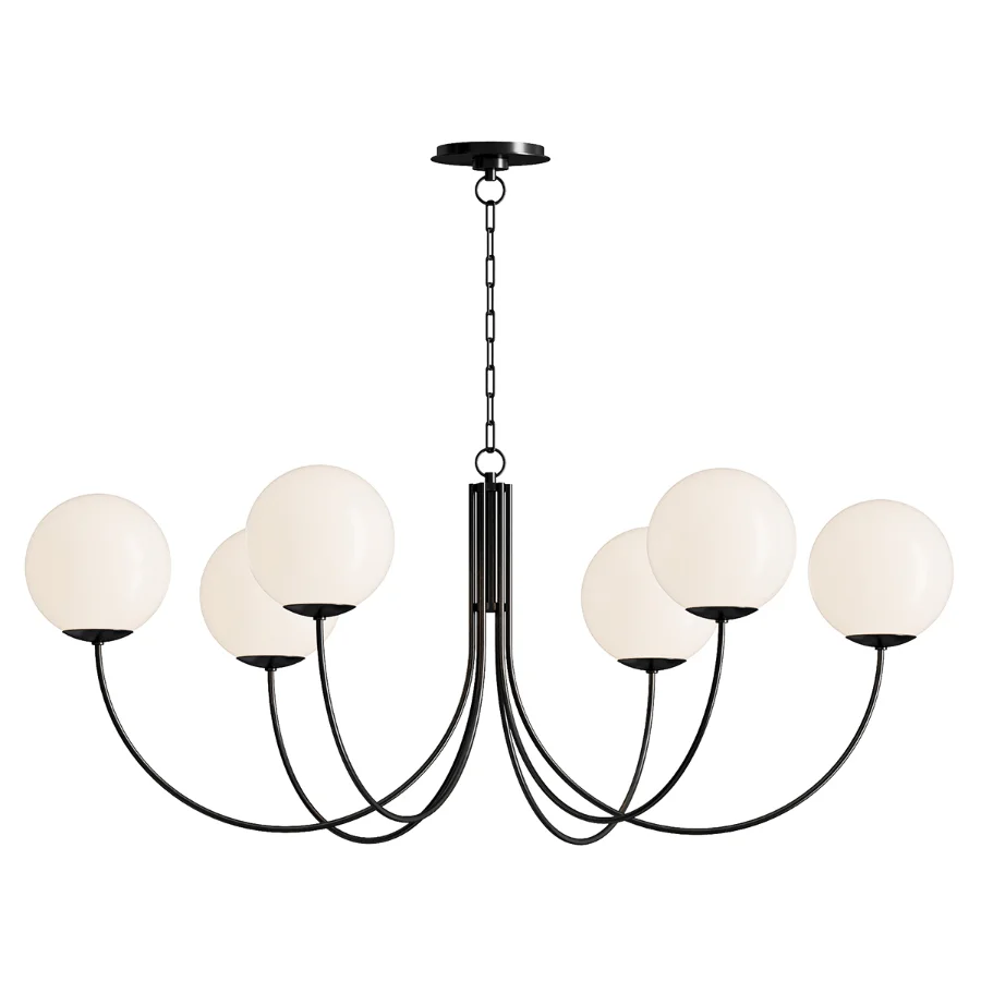 Kate Spade Noemie Linen Chandelier - Image 2