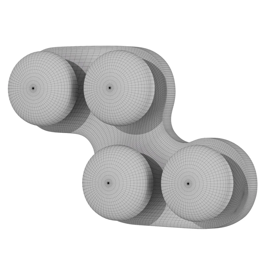 Wilf Wall Light in Red - Image 3