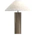 Bleeker Aged Brass And Linen Table Lamp - Thumbnail 2
