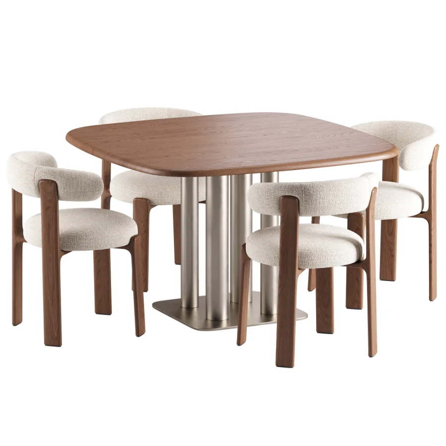 Granite Chair and Melvar Table - Image 5