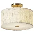 Semi Flush Mount Drum Ceiling Light - Thumbnail 1