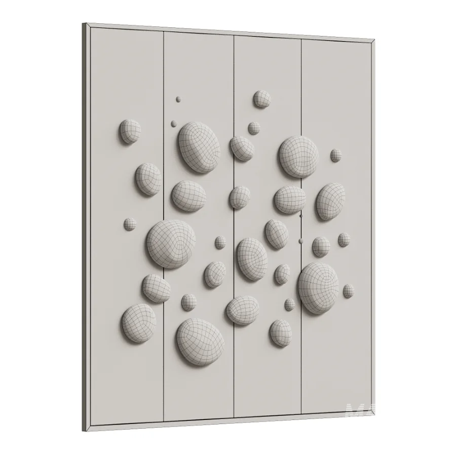 Chrome Bubble Wall Decor 06 - Image 6