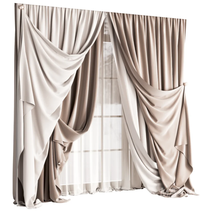 Silk and Cotton Curtain St 111 - Image 2