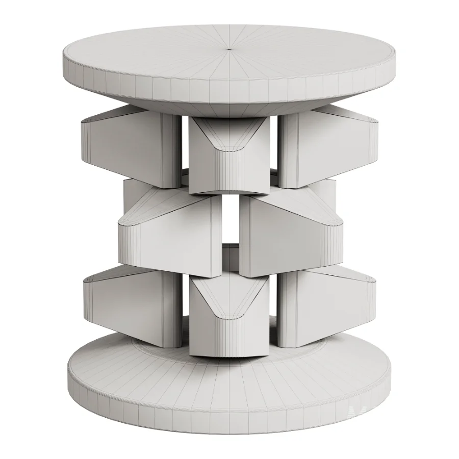 Kari Side Table Teak d40 - Image 4