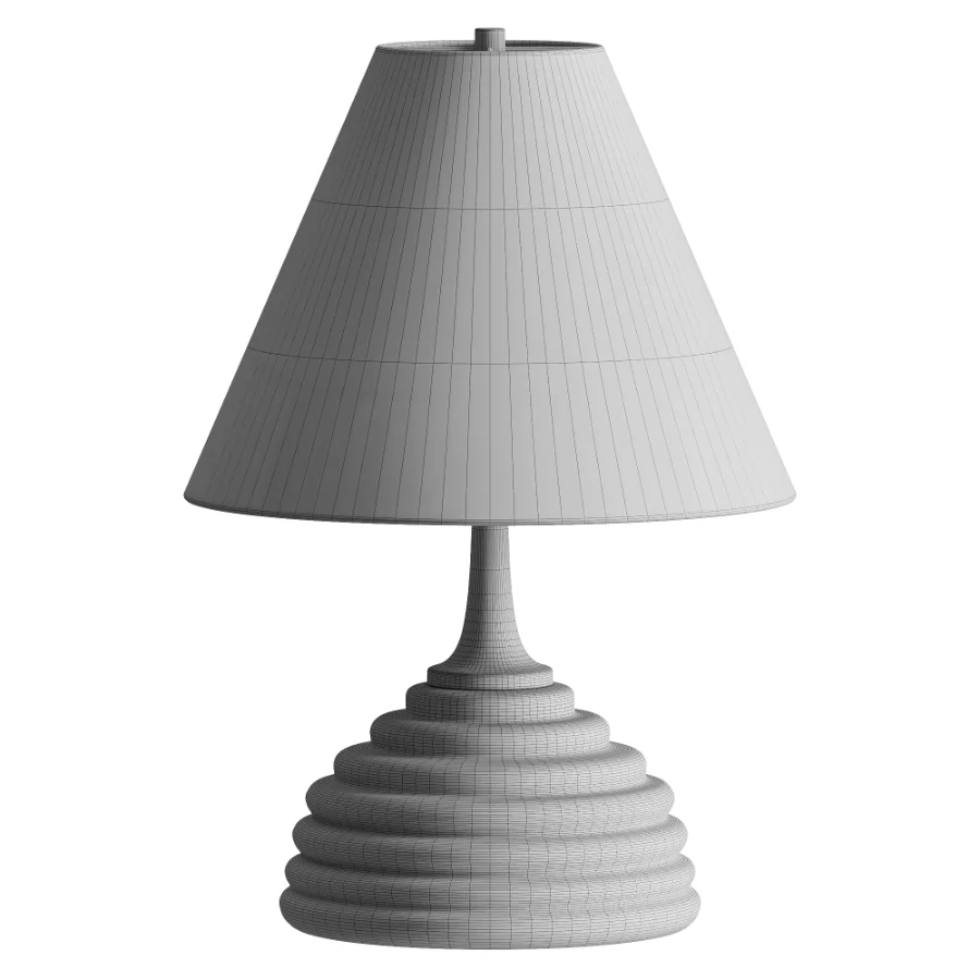 Uttermost McKay Green Brass Fabric Table Lamp - Image 3