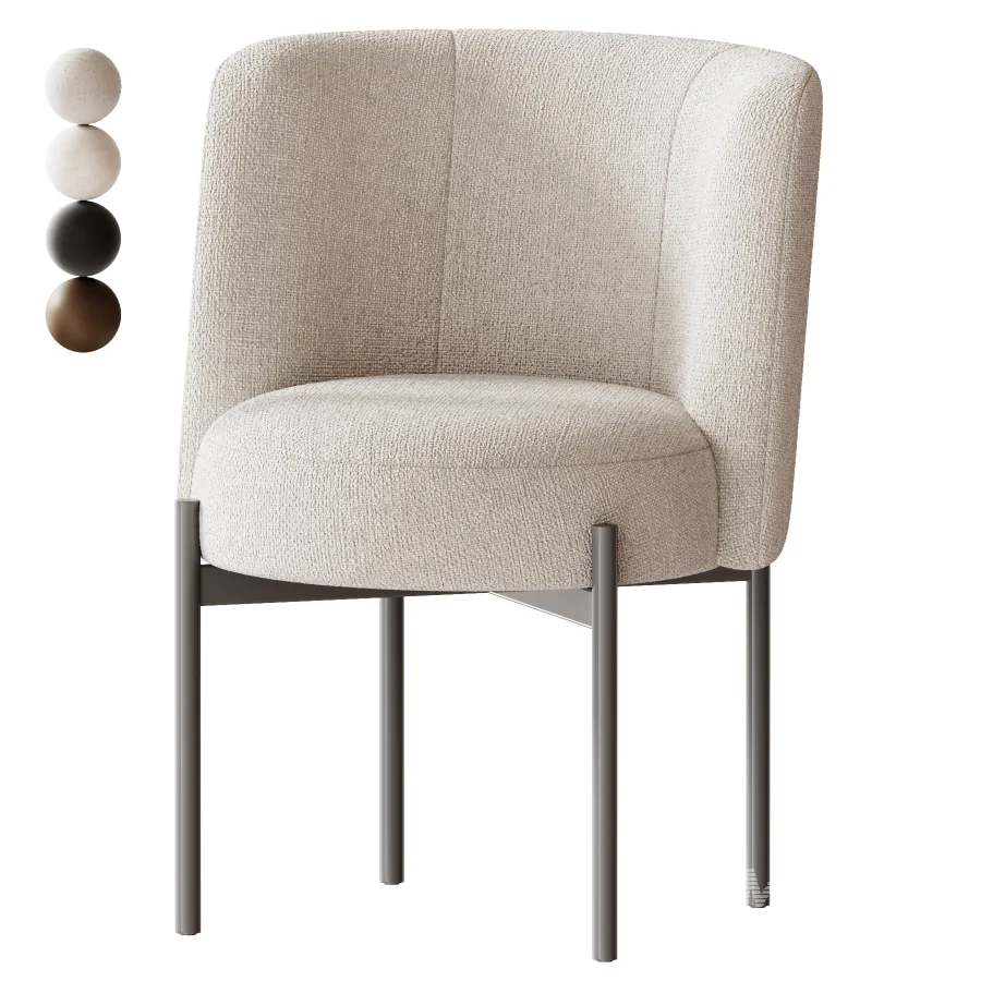 Curved Dining Chair - Image 4