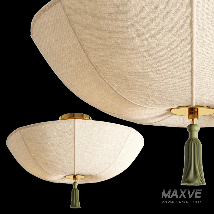 Bates 24 Semi Flush Ceiling Light - Image 4