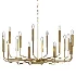 Gracie Oaks Alysse Gold Candle Chandelier 16 Light - Thumbnail 1