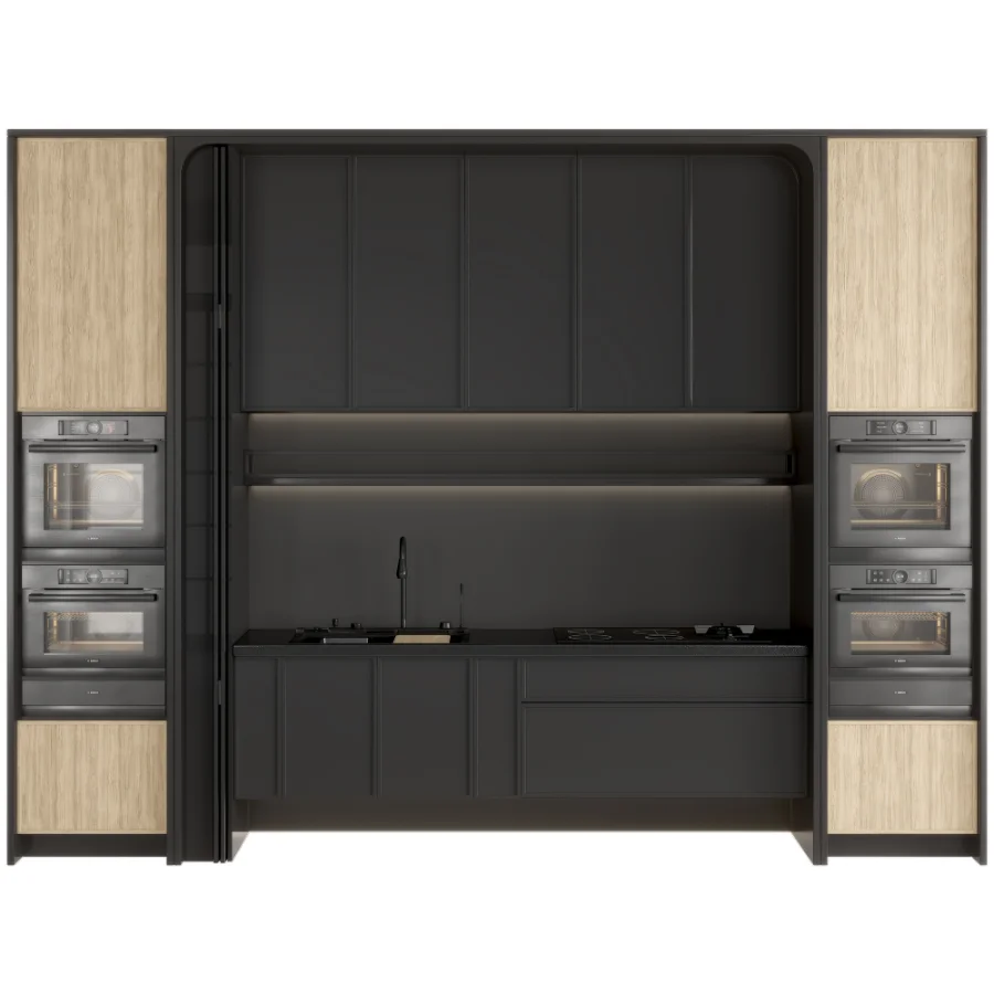 Kitchen Furniture with Appliance Set 01 - Image 1