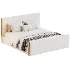 Schaefer Wood Trim High Footboard Bed - Thumbnail 1