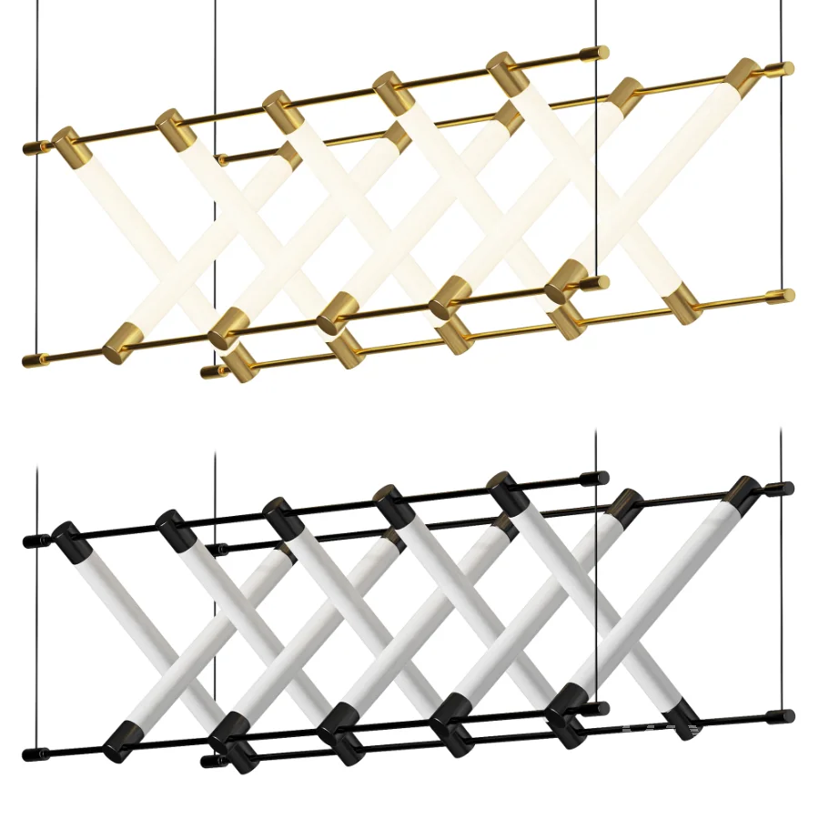 Biosag Lighting Maza Long Linear Chandelier - Image 1