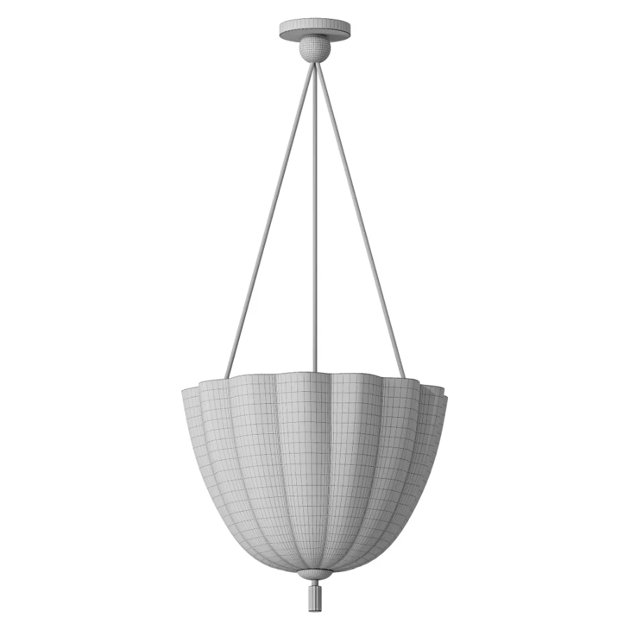 Blueprint Lighting Volare Large Bronze Glass Pendant Lamp - Image 3