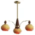 Retro Calliope Chandelier 3 lamps - Thumbnail 1