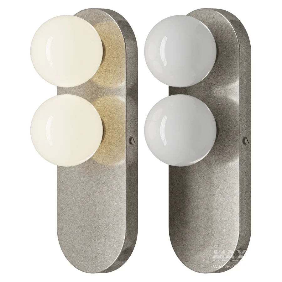 Radilum Eccolo Wood Glass Wall Lamp - Image 1