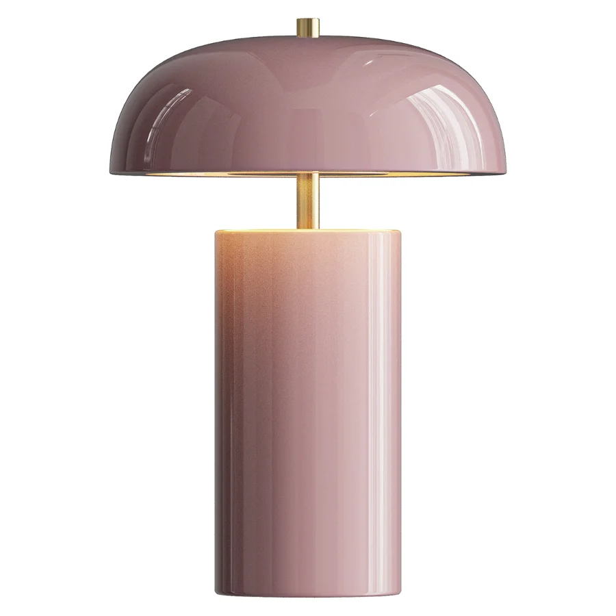 Green Metallic Dome Table Lamp - Image 3