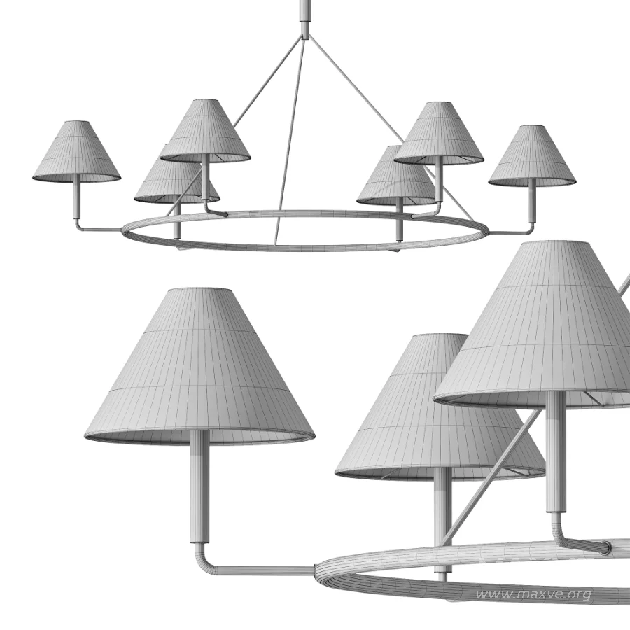 Kensington Metal Round Chandelier - Image 3