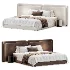 Modern Double Bed 02 - Thumbnail 1