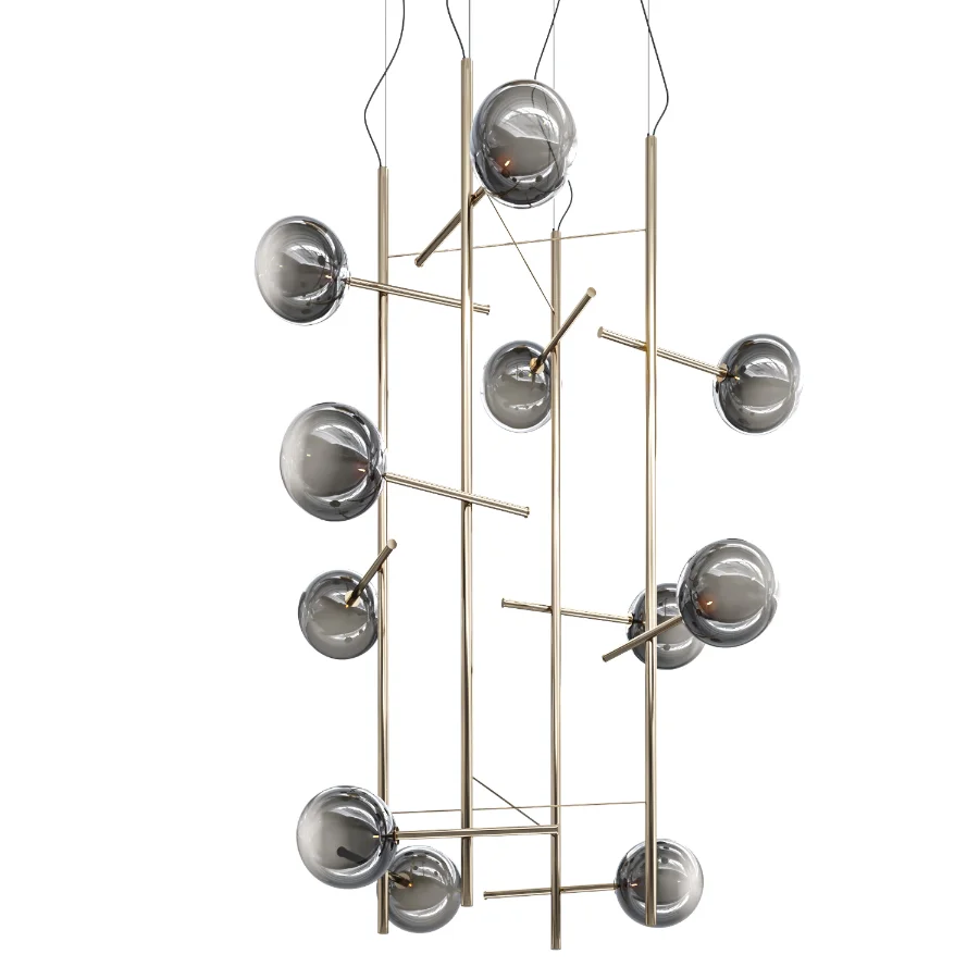 Suspension Lamp Bolle Tela Gallotti and Radice - Image 2