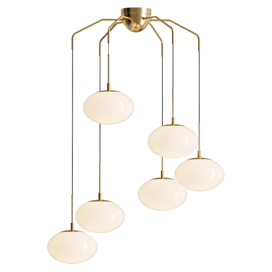 Possini Graham Gold Chandelier - Image 1