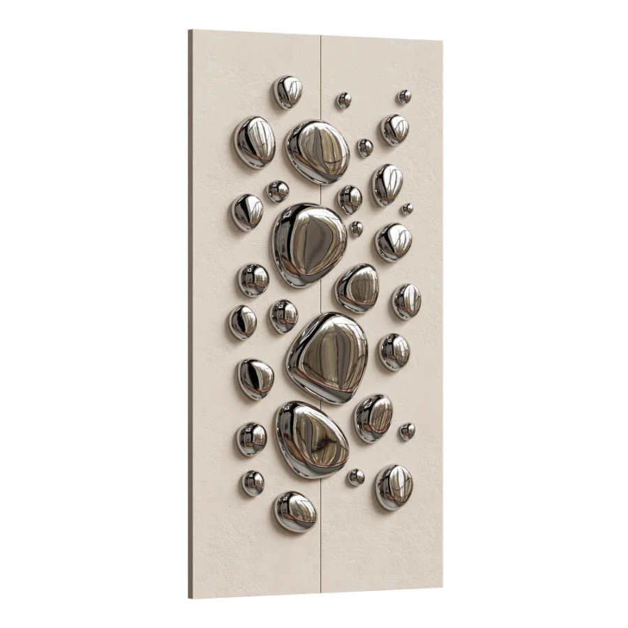 Chrome Bubble Wall Decor 11 - Image 2