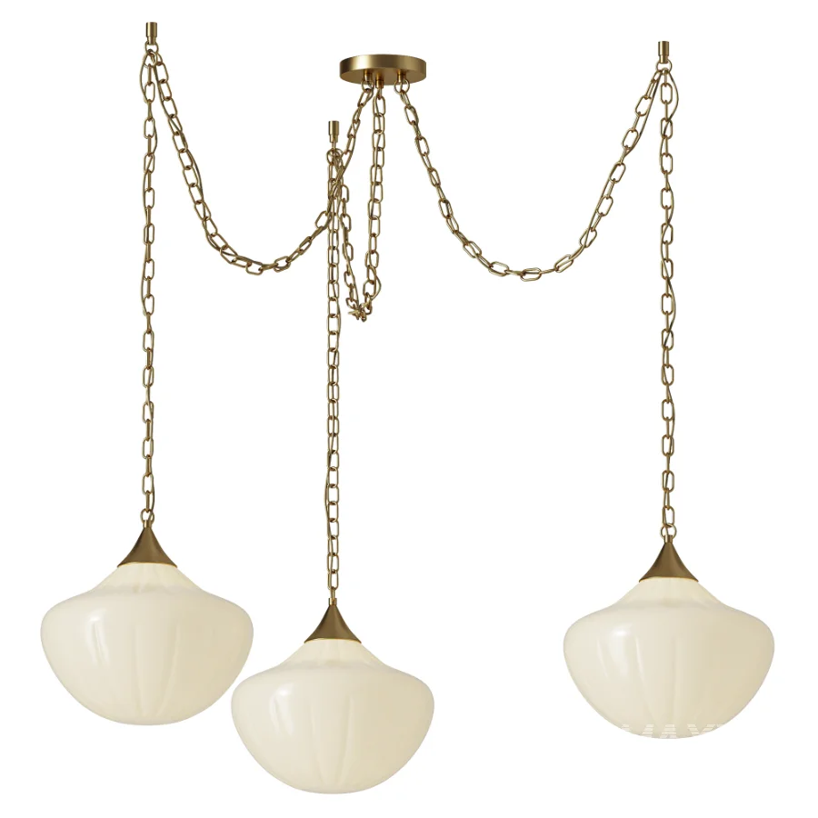 Reva 3 Light Swag Chandelier - Image 1