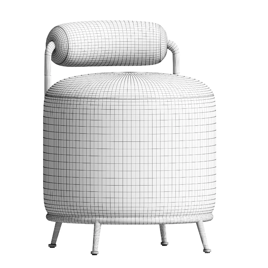 Gwendolyn Accent Stool Amber Lewis Four Hands - Image 1