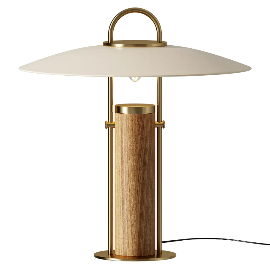 Mataga Modern Minimalist Glass Metal Touch Table Lamp - Image 1