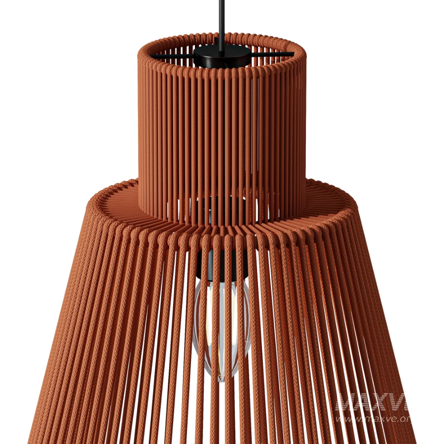 Etsy Handmade Wicker Cotton Lamp Shade - Image 4