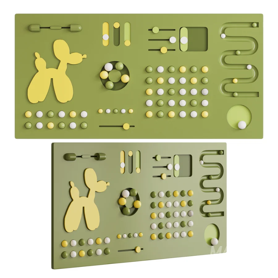 Play panel for a childrens room - Image 1