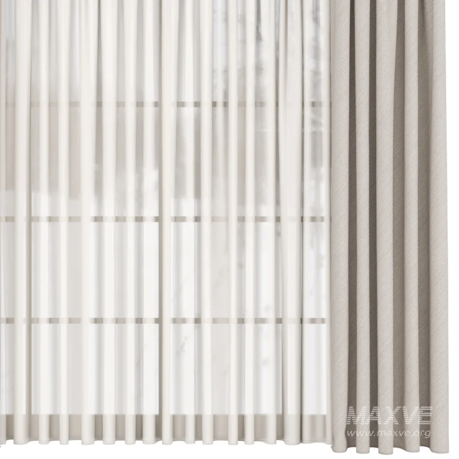 Silk and Cotton Curtain Set 118 - Image 3