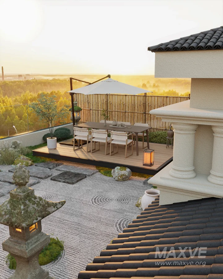 Japanese courtyard - Image 4