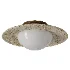 Roamandic Nordic Round Travertine Ceiling Light - Thumbnail 2