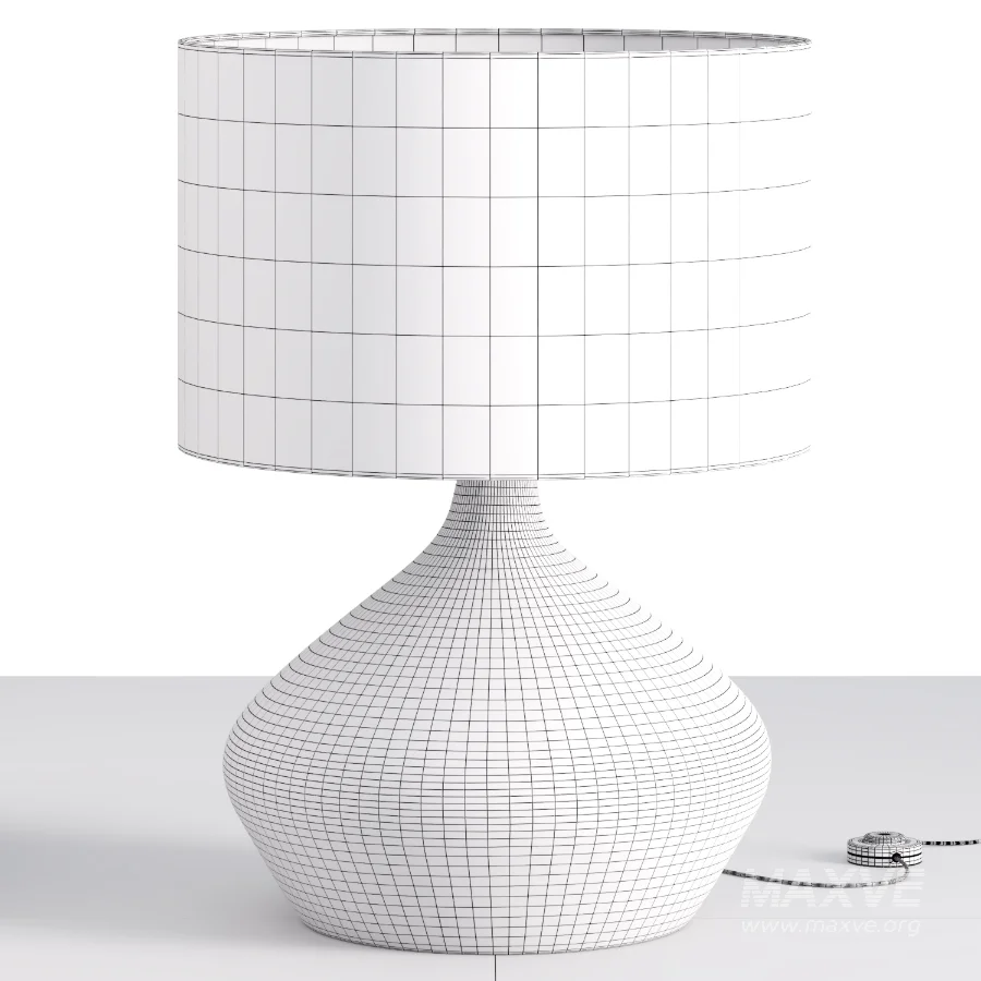 Asymmetry Ceramic Table Lamp - Image 1