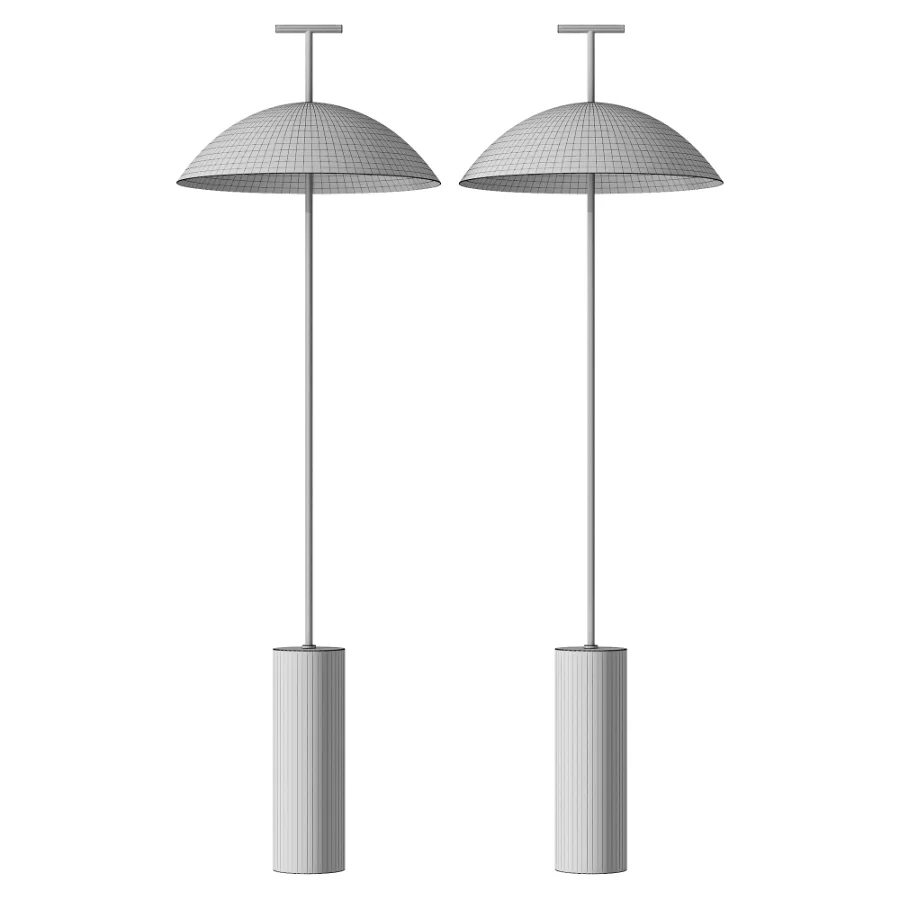 Kartell Geen Floor Lamp Black Ferruccio Laviani - Image 4