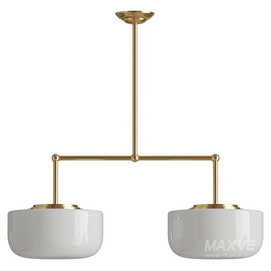 Erin & Ben Gardiner Schoolhouse Linear Chandelier - Image 2