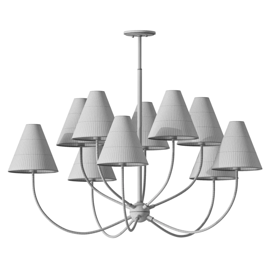 Yara 10 Light Chandelier - Image 3