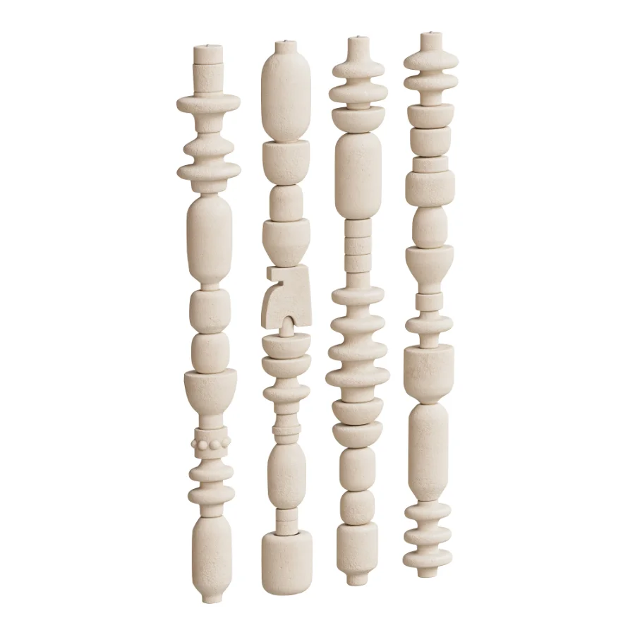 Abstract Sculptural Columns - Image 2