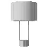 West Elm Industrial Outline Marble Linen Table Lamp - Thumbnail 3